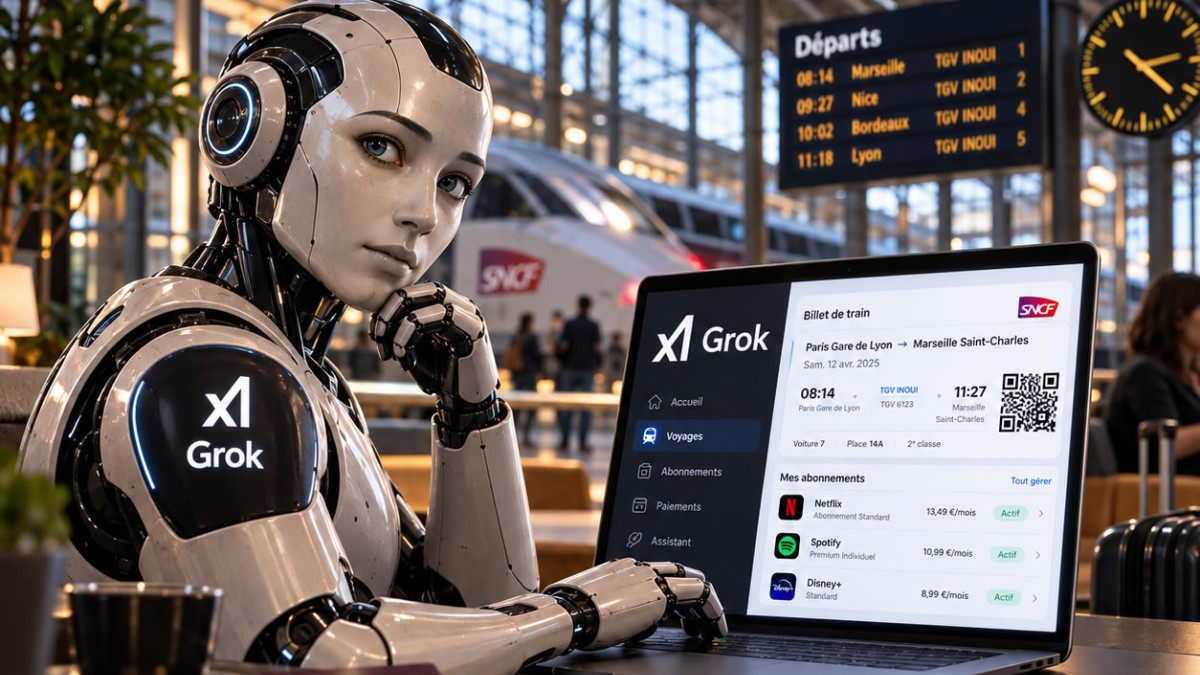 Grok Bot s’occupe de vos billets de train et de vos abonnements en ligne, et il les fait bien