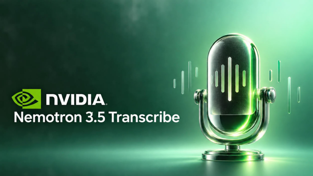 NVIDIA lance Nemotron 3.5 Transcribe : un modèle open 30B MoE capable de transcrire 40 langues avec ~4B paramètres actifs