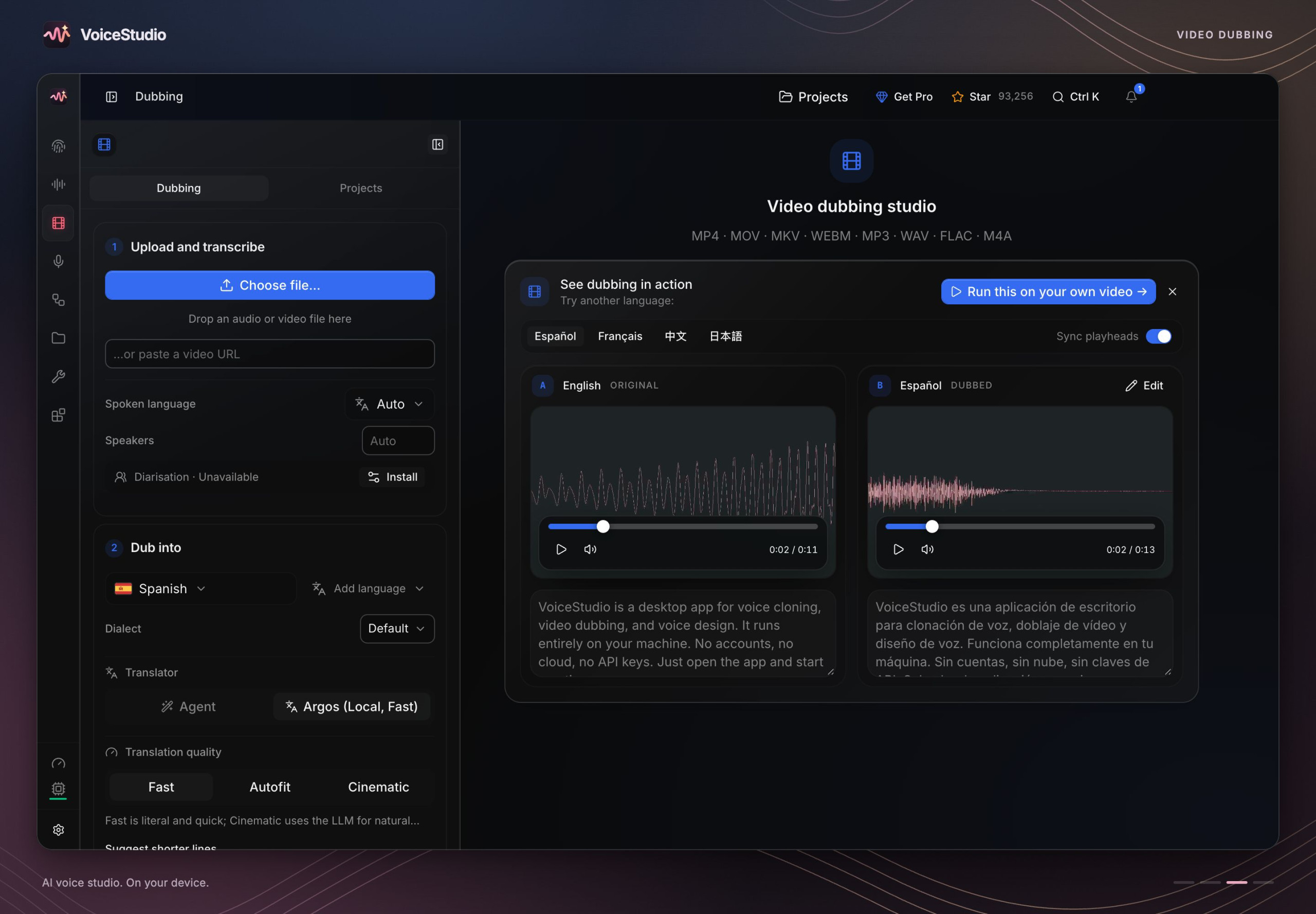 Voix IA gratuite : VoiceStudio frôle les 95 000 étoiles, mais la licence coince #2