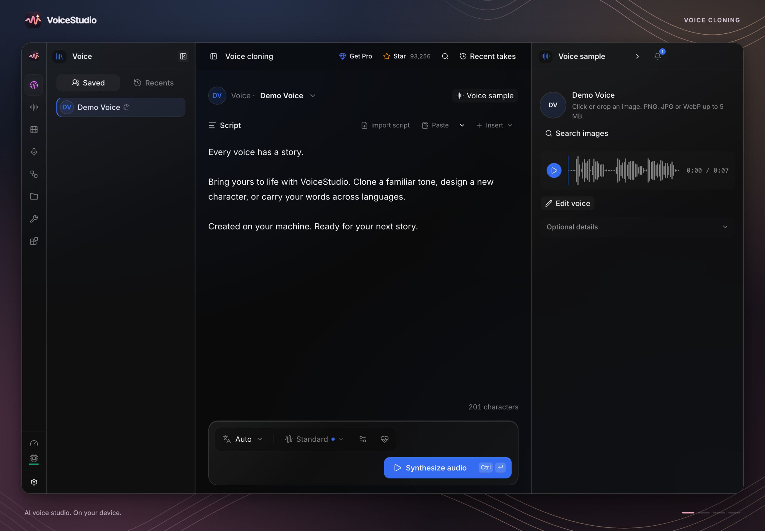 Voix IA gratuite : VoiceStudio frôle les 95 000 étoiles, mais la licence coince